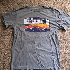Mens M Gray Element Soft T Shirt